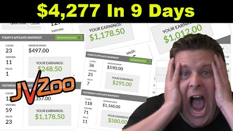 JvZoo How I Made $4,277 In 9 Days - Promote JvZoo Produts