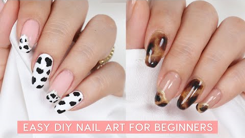 Easy DIY Nail Art For Beginners - Animal Print