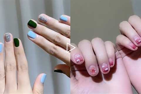 Nail Art Designs Easy to do at home  | Manicure Satisfying video