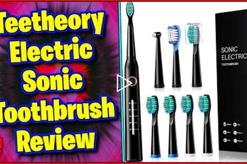 Teetheory Electric Sonic Toothbrush Review || MumblesVideos Product Review