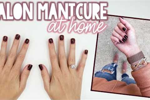 STEP-BY-STEP AT-HOME MANICURE TUTORIAL | Sarah Brithinee