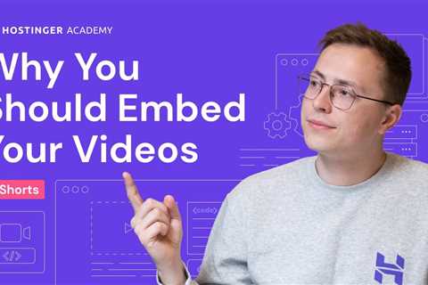 Why You Should Embed Your Videos #shorts