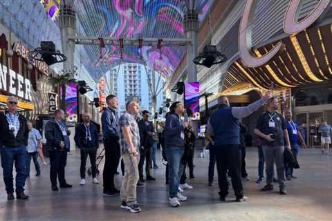 Watchfire Signs Leads Fremont Street LED Canopy Tour