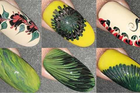 Easy and Creative Dragmarble Nail Art designs | Simple and Easy Nail art designs