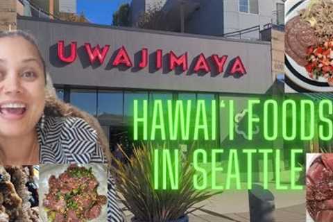 FINDING HAWAIʻI FOOD IN SEATTLE | Uwajimaya, Seattle #HawaiiFood #Seattle #HawaiianGrinds