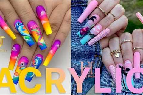 ✨275✨ 10+ Best Easy Acrylic Nail Art Designs Tutorial Ideas