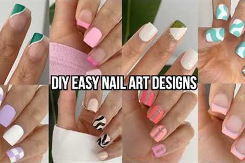 11 EASY NAIL ART DESIGNS | minimal new nail art designs compilation perfect for beginners!