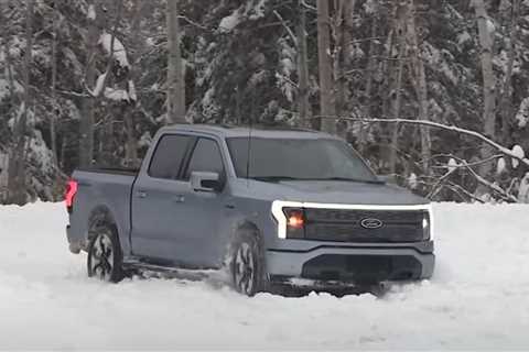 Ford F-150 Lightning Electric Truck Winter Road Trip Review