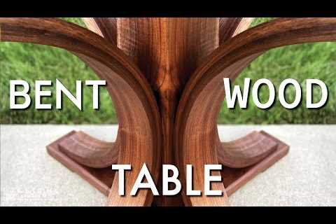 Bent Wood Table // Bent Lamination // How to Bend Wood