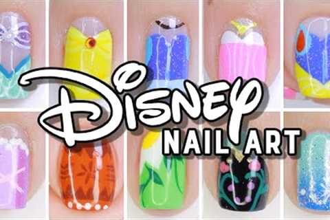 Disney Nail Art 2023 👑 Cute & Easy Disney Princess Nail Polish Tutorial Design Compilation