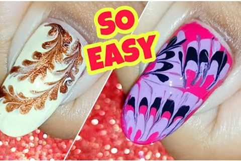 Top Easy nail designs at home || Nailart using needle #nailart #naildesign #trending