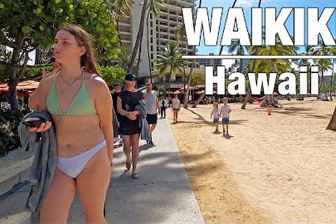 WALKING HAWAII | Hilton Hawaiian Village Resort Waikiki Beach to the Sheraton Hotel