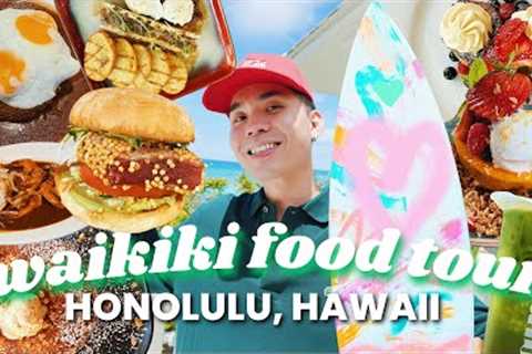 What to Eat in WAIKIKI HAWAII! (HONOLULU HAWAII FOOD TOUR) EP 4