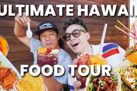 ULTIMATE HONOLULU HAWAII FOOD TOUR | What I Eat in a Day Vlog (ft. @JoeJitsukawa)