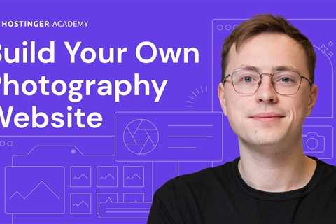 How to Make a Photography Website with Hostinger Website Builder Powered by AI