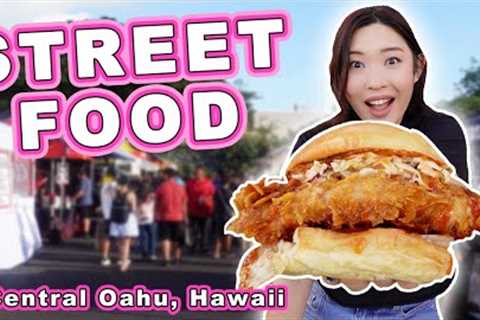 HAWAII Night Market STREET FOOD TOUR! || [Central Oahu, Hawaii] Local Foodie MUST TRY SPOTS!