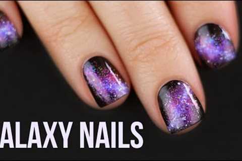 EASY HOLO GALAXY NAIL ART DESIGN DIY || KELLI MARISSA