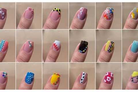 25+ Easy nail art designs tutorial at home || Beautiful nail art designs compilation