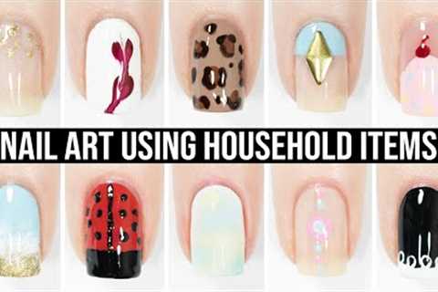 CUTE NAIL ART 2024 | Easy & Fun Nail Art Designs Using ONLY Household Items Compilation!