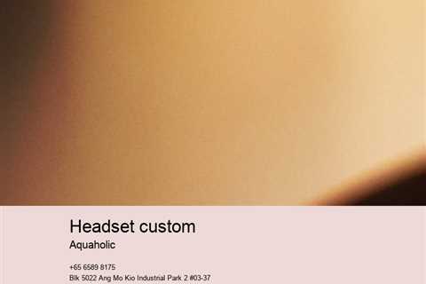 Headset Custom