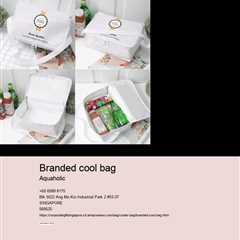 branded cool bag