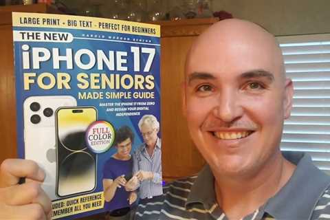 SIMPLE INSTRUCTIONS? New iPhone 17 for Seniors Made Simple Guide Book Review Unboxing Demo