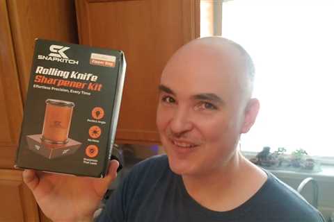 STRONG-MAGNET? Snapkitch Rolling Knife Sharpener Kit Review Unboxing Demo