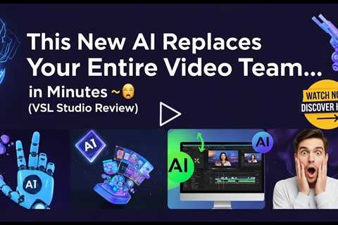 This New AI Replaces Your Entire Video Team… in Minutes 🤯 (VSL Studio Review)